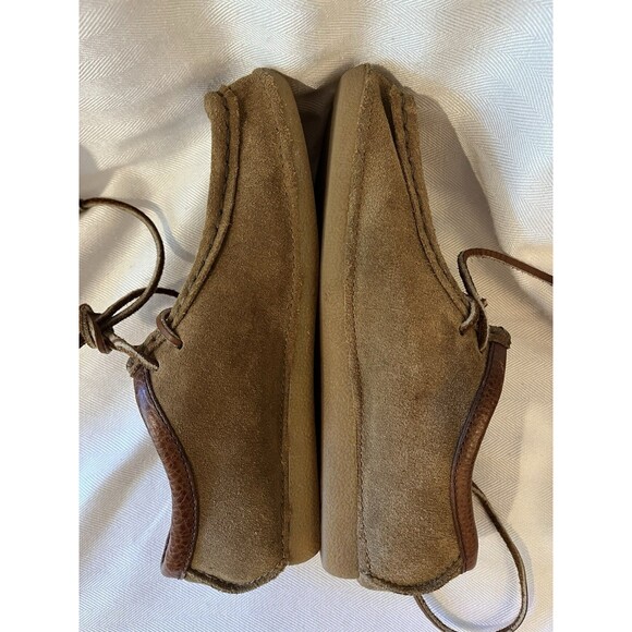 Lucky Brand Original Brown Leather Suede Gum Sole Chukka Shoes,‎ Women Size 6.5 - Picture 9 of 13
